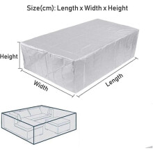 Patio Furniture Covers, 118x52x39in/LxWxH Outdoor Furniture Cover Waterproof,