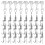 8PCS Adjustable Suspension Wire Rope Set Includes A Sturdy Display Track Rope and 3 Hooks for Exhibition Frames Display 1