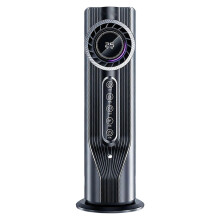 (black) Portable 6-Speed Air Conditioner, with Powerful humidifier, USB Interface, Suitable for Office Bedroom Family
