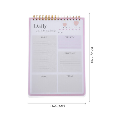 1Pink Schema Planner Met to-Do Lijst En Studiehulpmiddel 1