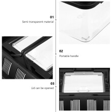 Kweekbox Reptielen En Spinnen Met Ventilatie En Duurzaamheid