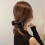 1St Zwarte Haar Scrunchie Elastisch Voor Bruiloften En Parties 3