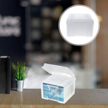 1Set Foto-Opbergdoos Van Stevig Plastic Voor Kaarten En Ansichtkaarten