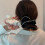 1St Zwarte Haar Scrunchie Elastisch Voor Bruiloften En Parties 8