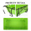 1Set Hangrek, Stevig Ijzeren Frame, Groen, Decoratief 4