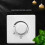 Dimmer Switch for Ceiling Fans, 220V 10A Wall Control, Stepless Speed Adjustment, Standard 86 Size 2