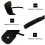 1Set PVC Plastic Boothandvat Zwart Met Elastisch 4