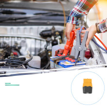 1Set Praktische Gele Power Plug Connector Voor Drones En Auto's