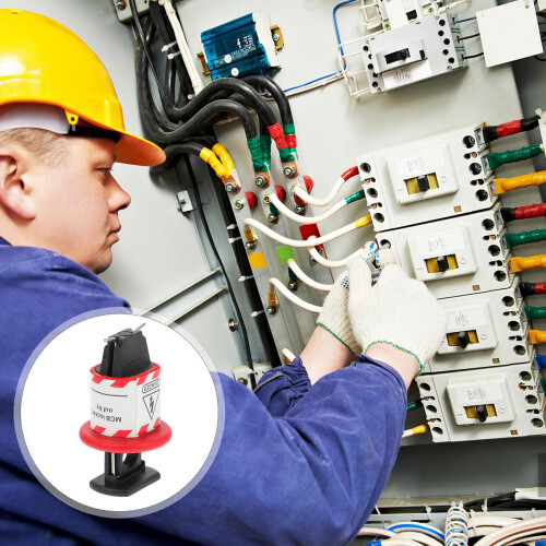 1Lockout Compact Veiligheidssluiting Rood Voor Thuis Circuit Breaker