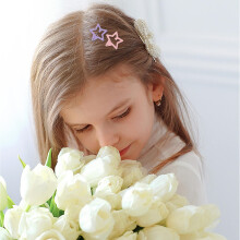 1170St Kinderen Elastische Haarbanden Met Metalen Haarclips Set