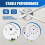 3D Clock Hands,DIY Large Clock Movement Mechanism Needles,Wall Accessories Part Replacement,Silver 10