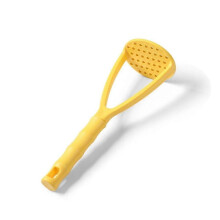 2026 Manual Potato Masher, Nonstick Ricer Smasher for Kitchen, Plastic Masher for Potatoes & Pumpkin (Yellow)