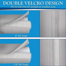 Portable Air Conditioner Hose Insulation Sleeve Cover Wrap for AC Unit, Flexible & Durable Hose Protector