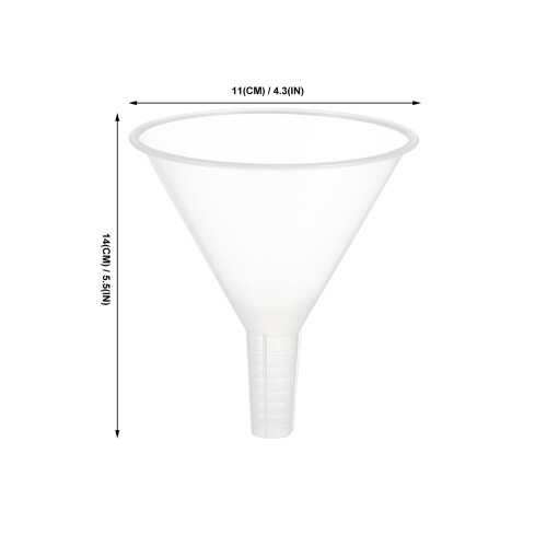 5St Duurzame Plastic Trechters Voor Experimenten En Opslag 1