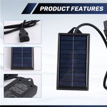 Solenergidriven Elfordonsladdare Batteri Solarladdare Reparatör 48V, 60V, 72V, Bästsäljande Universell Modell