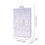 1Battery Storage Case Organizer Duurzaam Hard Kunststof Wit 10