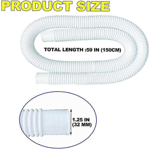 Replacement Intex Pool Hose 1.5m x 3.2cm 25-26 1