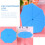5St Blauwe Siliconen Mokdeksels En Hittebestendig 5