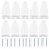10St Blinds Brackets Van Duurzaam Plastic, Transparant 1