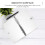 2St 6 Ring Binder Planner Beschermhoes PVC Wit Draagbaar 6