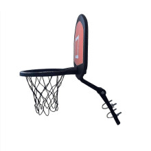 Trampoline Basketball Hoop Attachment with Backboard and Net, Durable ABS, Outdoor Sports Games for Kids, Compatible with Most Trampolines