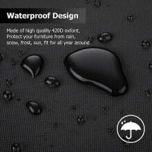 240*240*90CM 420D Square Garden Furniture Cover, Waterproof Garden Furniture Cover