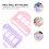 2St Manicure Drill Bit Houder Roze Ps Voor Nagelaccessoires Thuis 6