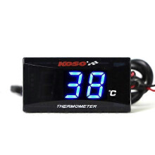 (Blue Color) Motorcycle KOSO Water Temperature Gauge Mini Meter Thermometer Moto Universal for XMAX300 CB400 MT 07 09 Sensor Scooter Racing