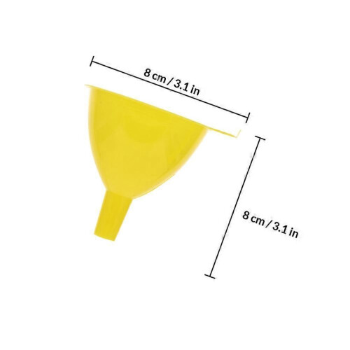 Plastic Laboratory Filling Funnel for Laboratory Use 12Pcs Funnels