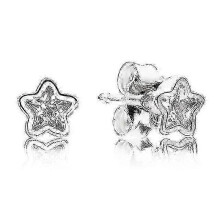 JiaWei 925 Sterling Silver Vintage Allure Forever Circle Signature Dazzling Daisy Earring with Crystal for Women Gift Fashion Jewelry efP 25-26
