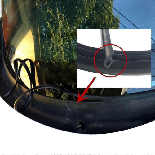 Ageing Rubber Seal Under Front Windshield Panel Sealed Strip Car Accessories 26-27s 2