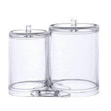Swab Storage Box Organizer for Storage 1Pcs Transparent Cotton Pad Holder