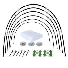 Plant Protection Cover, Garden Hoops, DIY Greenhouse Hoops for Raised Beds, Row Cover, Garden Netting Insect Screen Arch