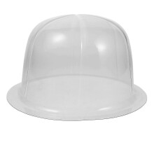 Clear Plastic Hat Shaper Insert Dome, 10-Pack, Inner Hat Support for Newsboy Caps, Berets, Duckbill, Child Hats
