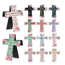 Magnetic Christian Bible Verse Bookmarks, 24-Pack Inspirational Gifts for Bible Study, Durable Laminated Cardstock
