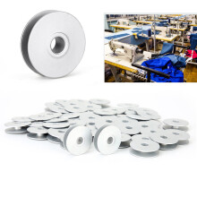 50 Aluminium-Spulen leer, 2,5 cm Durchmesser