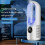 Bladeless Fan Cooling Fan Water-Cooled Desktop Fan Blue 2