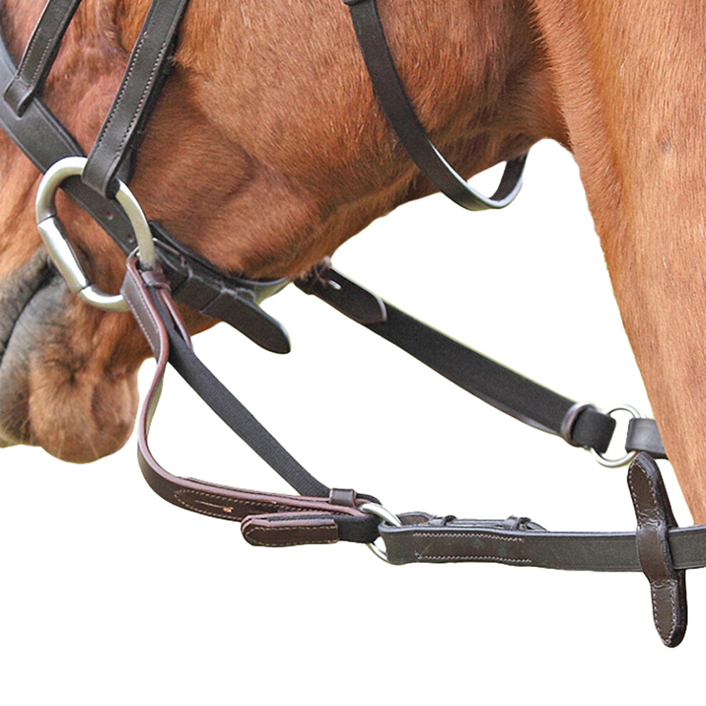 Photos - Equestrianism  Shires Flexible Leather Horse Reins(Cob/Full, Havana)