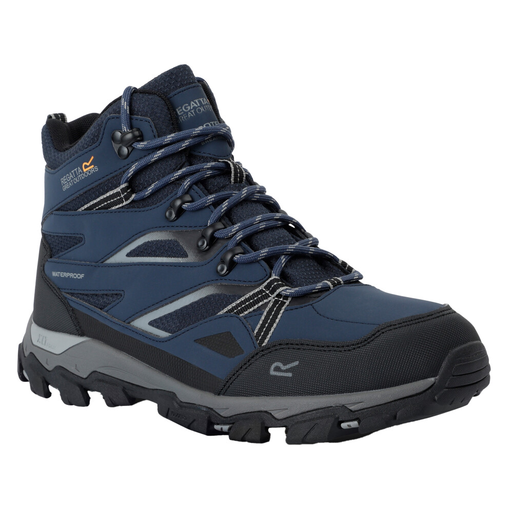 Regatta (10 Uk, Navy/Dark Steel) Mens Holcombe Iii Walking Boots