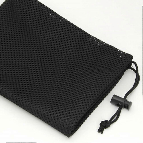 Water Pump Barrier Bag for Filtration 3Pcs Black Polyester Mesh Bags