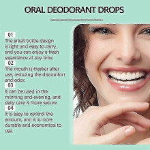 (5) Oral Cleansing Drops, Gently Clean Teeth Fresh Breath Daily Care Oral Care Drops