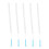 Sewer Brushes for Pipe Cleaning White Plastic 5Pcs Dredging Device 1