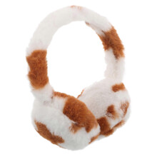 Plush Foldable Ear Muff for Women for Ear Warming Khaki