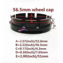 (60mm silver cap1) suitable for 4pcs 56mm 60mm 65mm 68mm Abt Car Wheel Center Hub Cap Badge Dust-proof Covers Emblem Sticker Car Styling