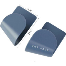 6Pcs Pan Lid Rack Pot Lid Storage Rack Wall Mount Pan Lid Rack Pan Lid Rack Pot Lid Holder Kitchen Utensil Storage Rack