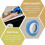 1Universele Toiletafdichtring, - En Waterdichte ABS-Ring 4