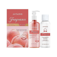 Jaysuing White Peach Lady Fragrance Shampoo Bath Set Fresh Fragrance White Peach Fragrance Wash Nursing Suite