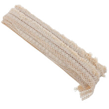 Beige Cotton Fringe Trim for Decoration Creative Tassel DIY Craft Accessories