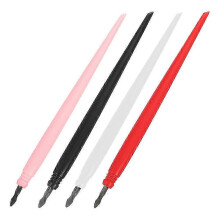 Scratch Art Kit for Kids & Adults, White Plastic Artist Pens for DIY Paper Crafts, Black Magic Reveal Drawing Set, 4 Pack