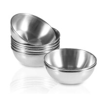 8Pack 3.2inch Sauce Dishes Mini Saucers Bowl Round Seasoning Dishes